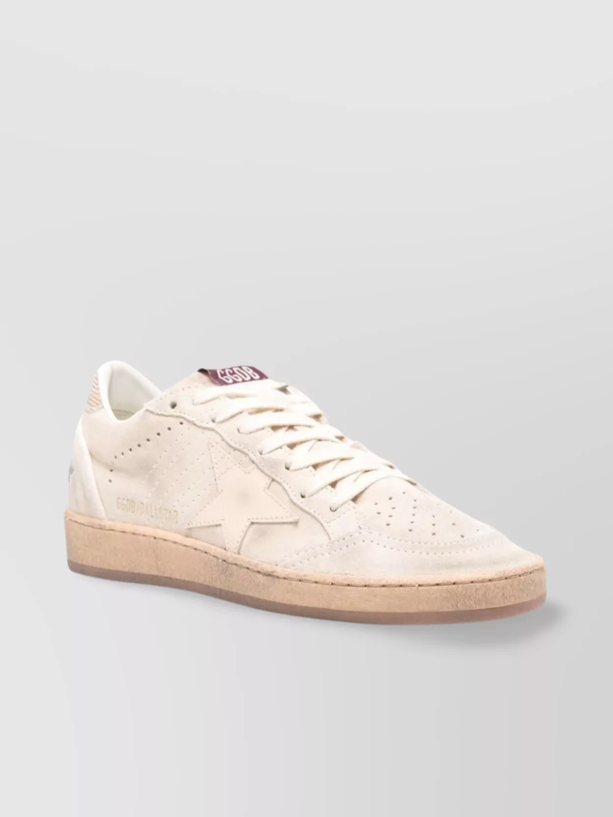 Golden Goose Distressed Rubber Sole Sneakers