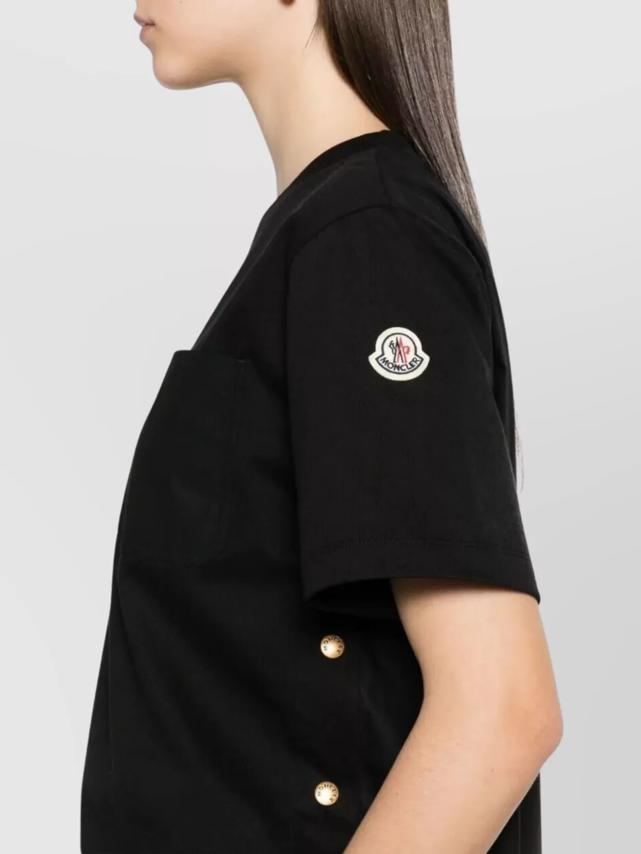 Moncler T-Shirt Coton Avec Poche
