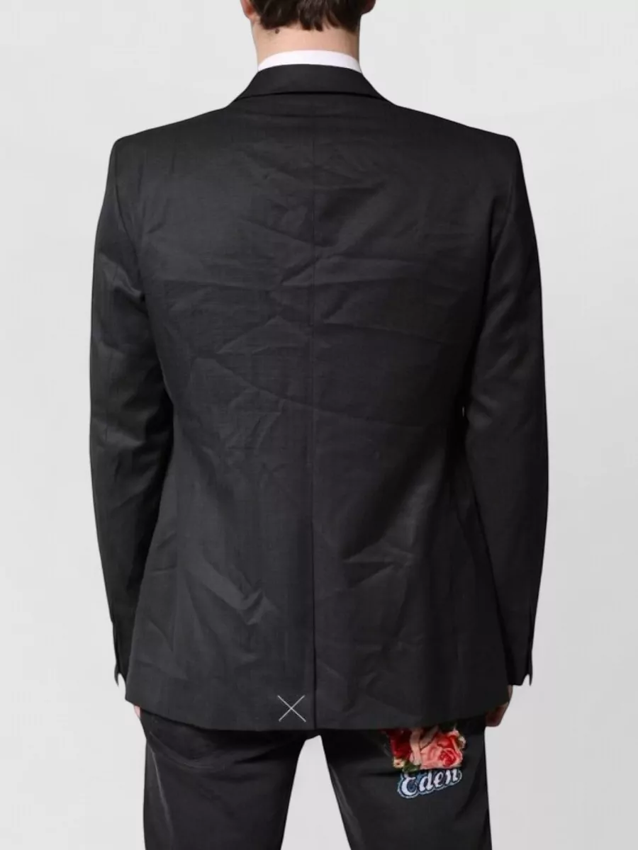 Dolce&Gabbana Virgin Wool Single-Breasted Blazer