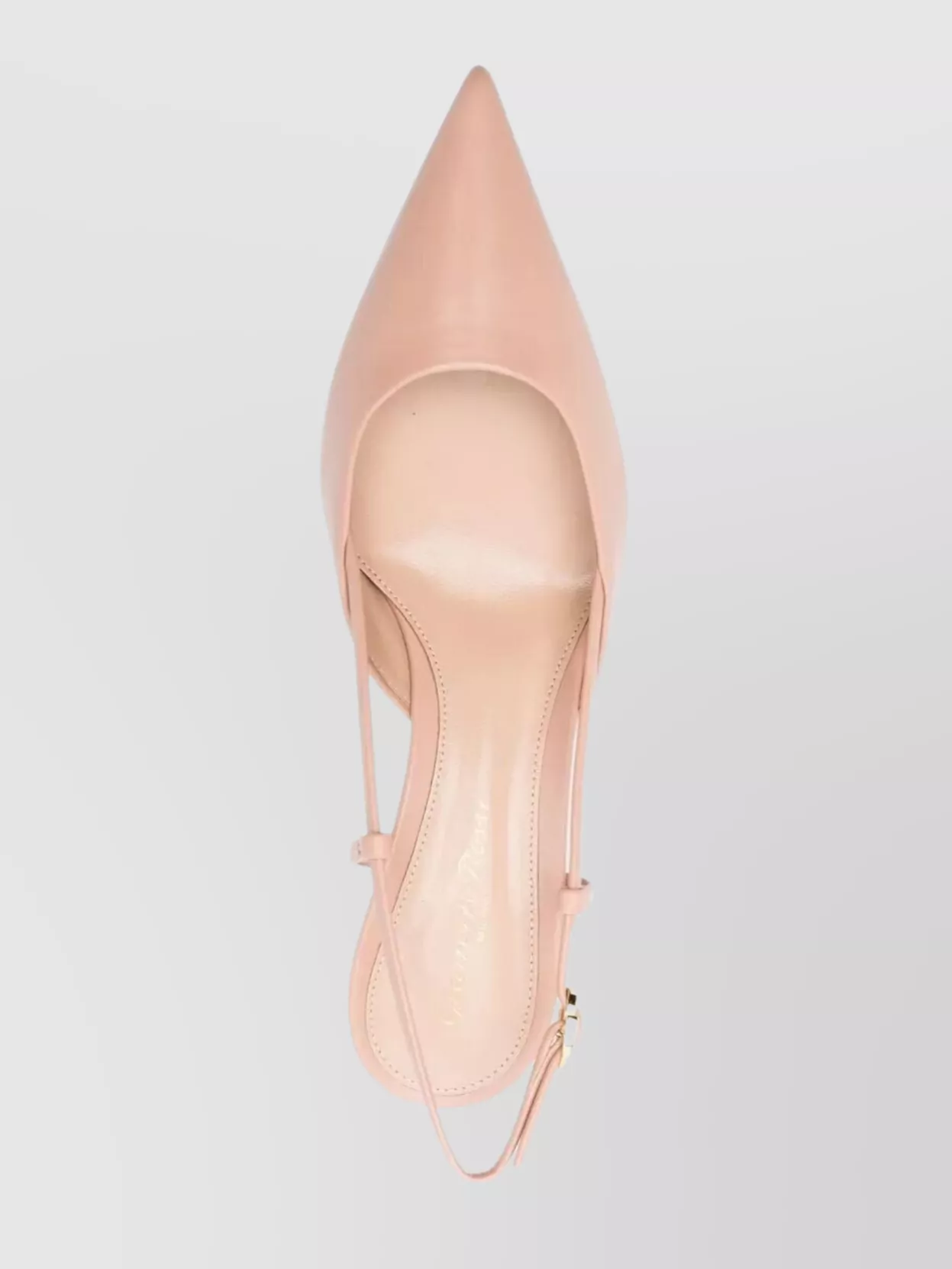 Gianvito Rossi 55 Heel Buckle Detail Pointed Toe Pumps