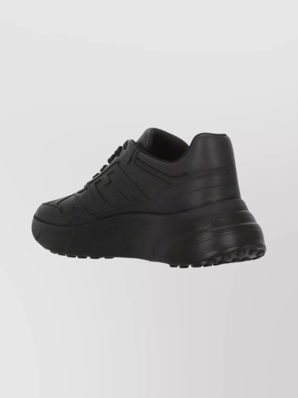 Hogan Low Sneakers With Round Toe And Rubber Sole