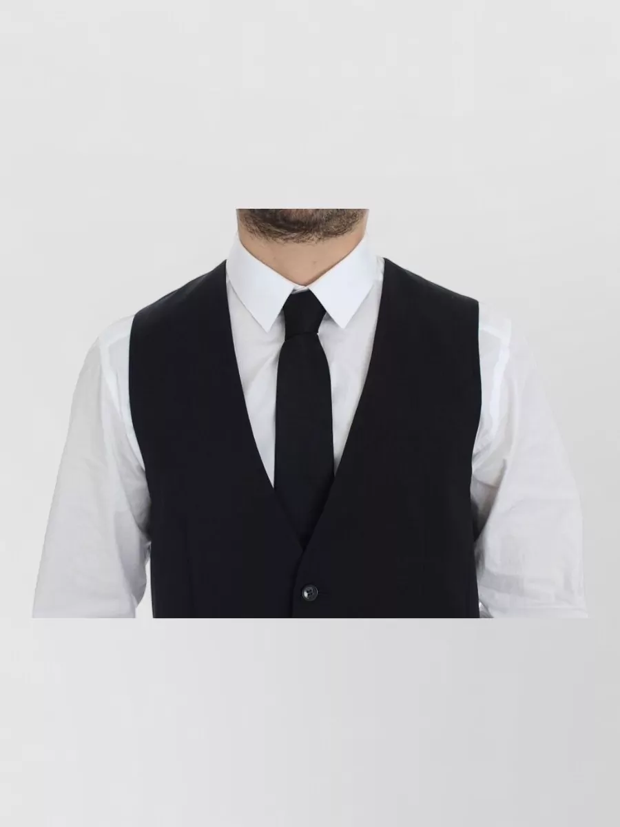 Dolce&Gabbana Wool V-Neck Waistcoat