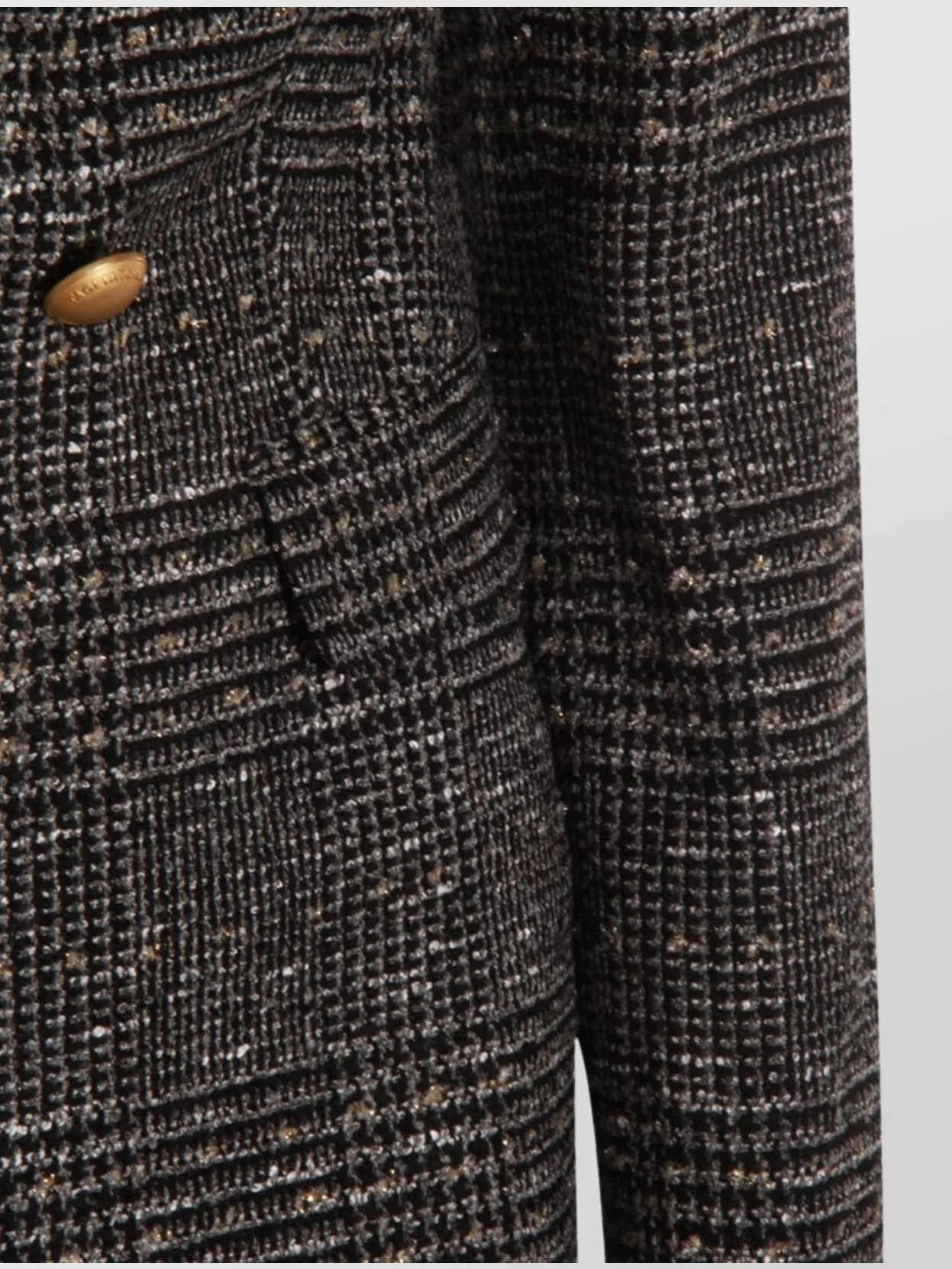 Tagliatore Structured Double-breasted Blazer Button Detailing In Gray