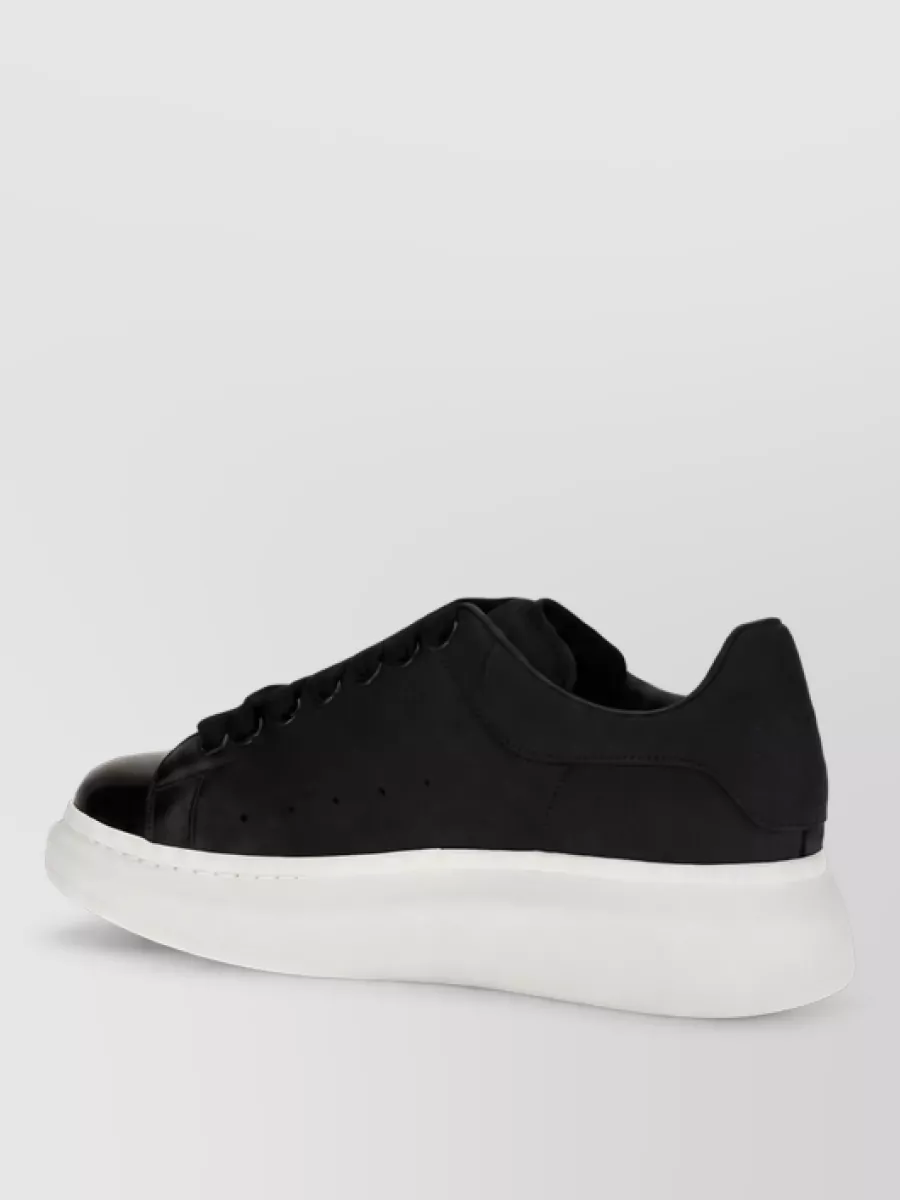Alexander Mcqueen Leather Chunky Sneakers