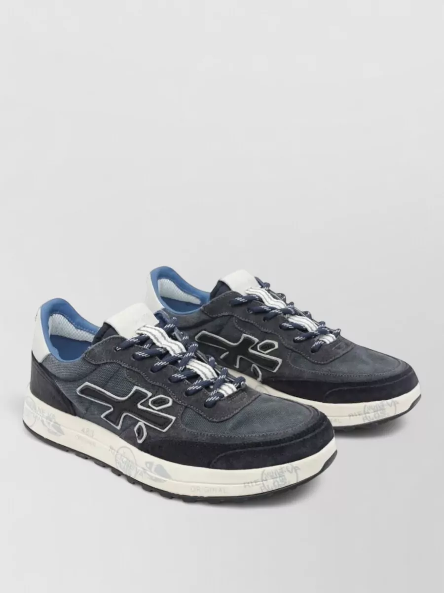 Premiata Leather Low-Top Sneakers