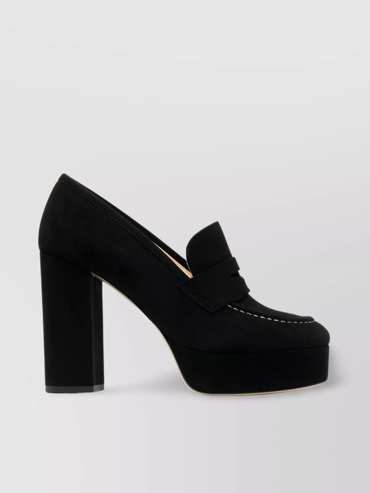 Parosh Penny-Slot 115Mm Suede Platform Sandals