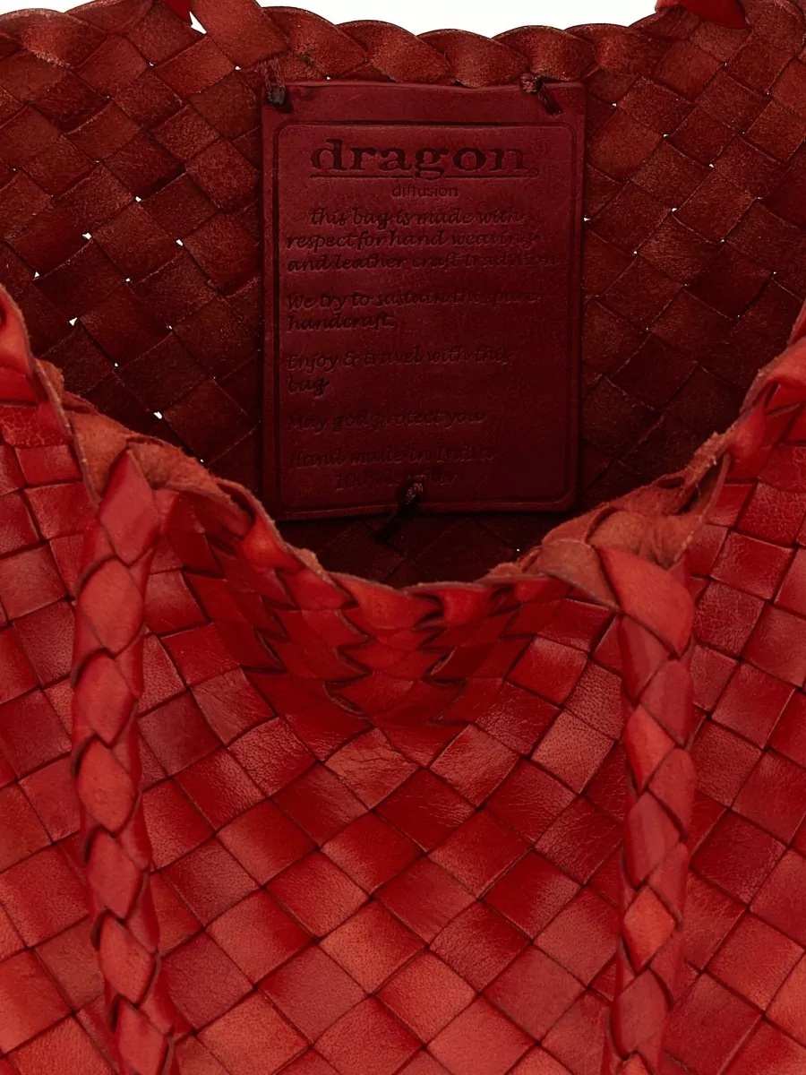 Dragon Diffusion Santa Croce Small Leather Tote Bag