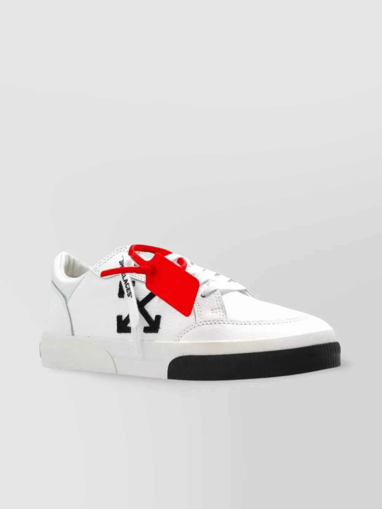 Off-White Low Top Leather Sneaker Vulcanized Sole