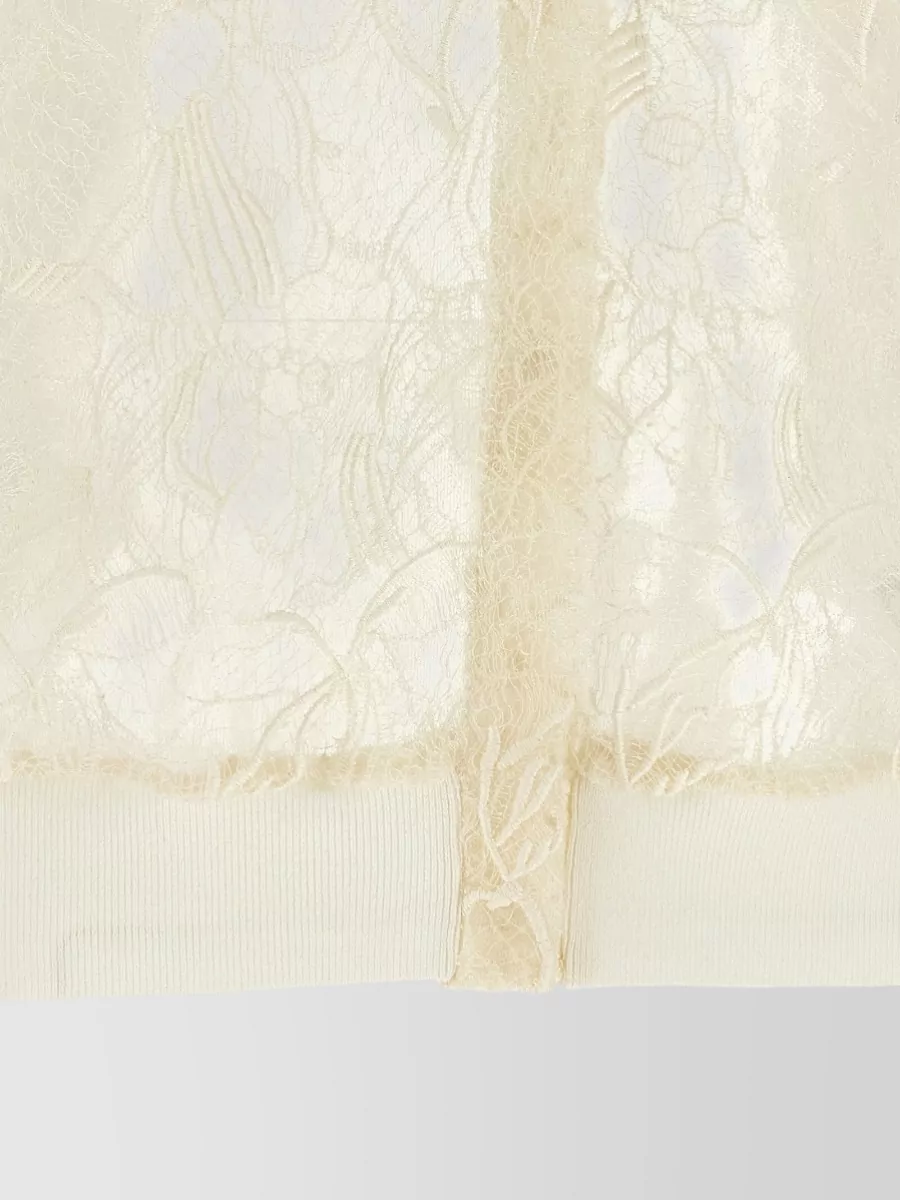 Fabiana Filippi Silk-Blend Short-Sleeve Cardigan