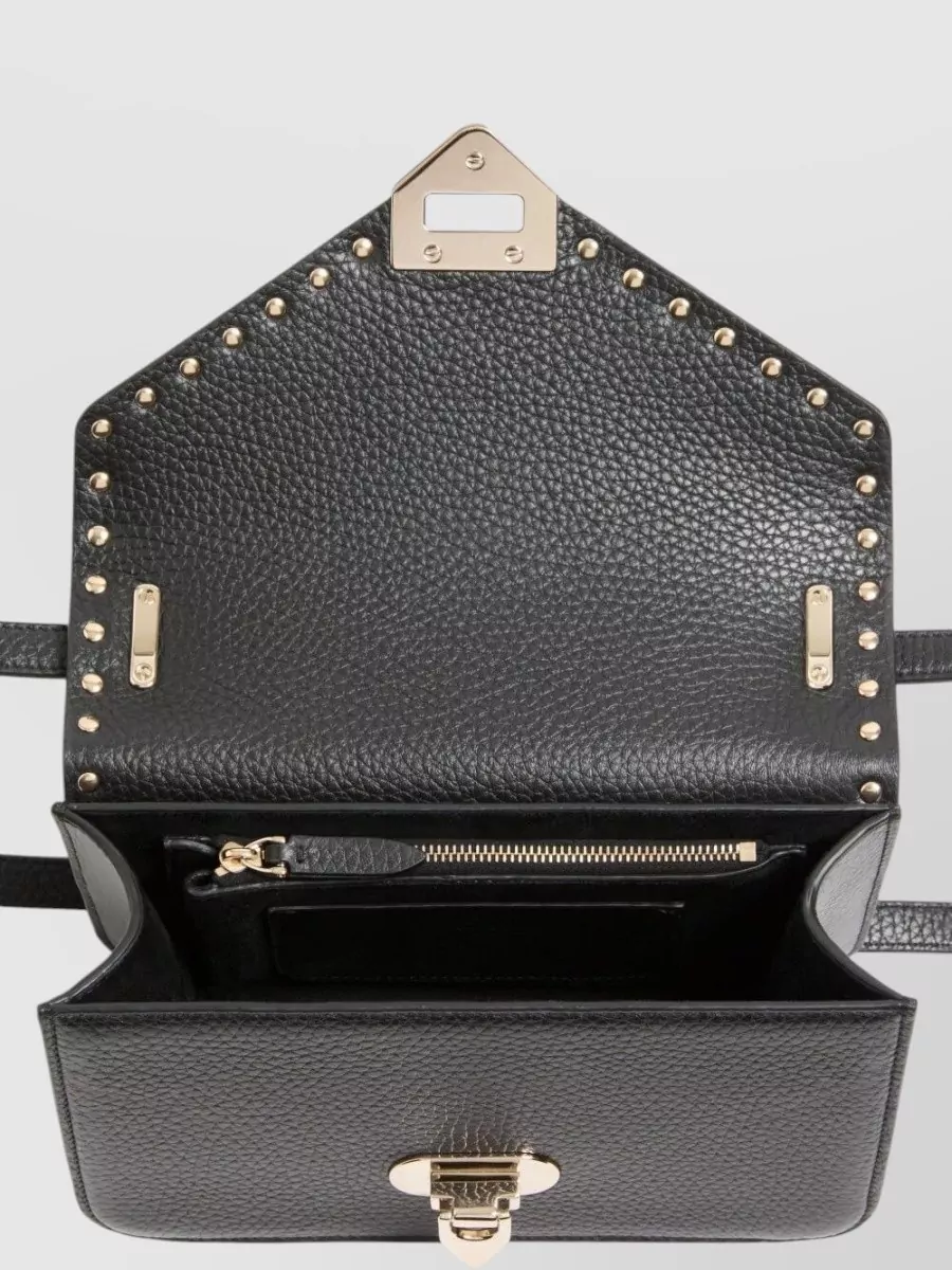 Valentino Garavani Rockstud Spike Small Leather Shoulder Bag