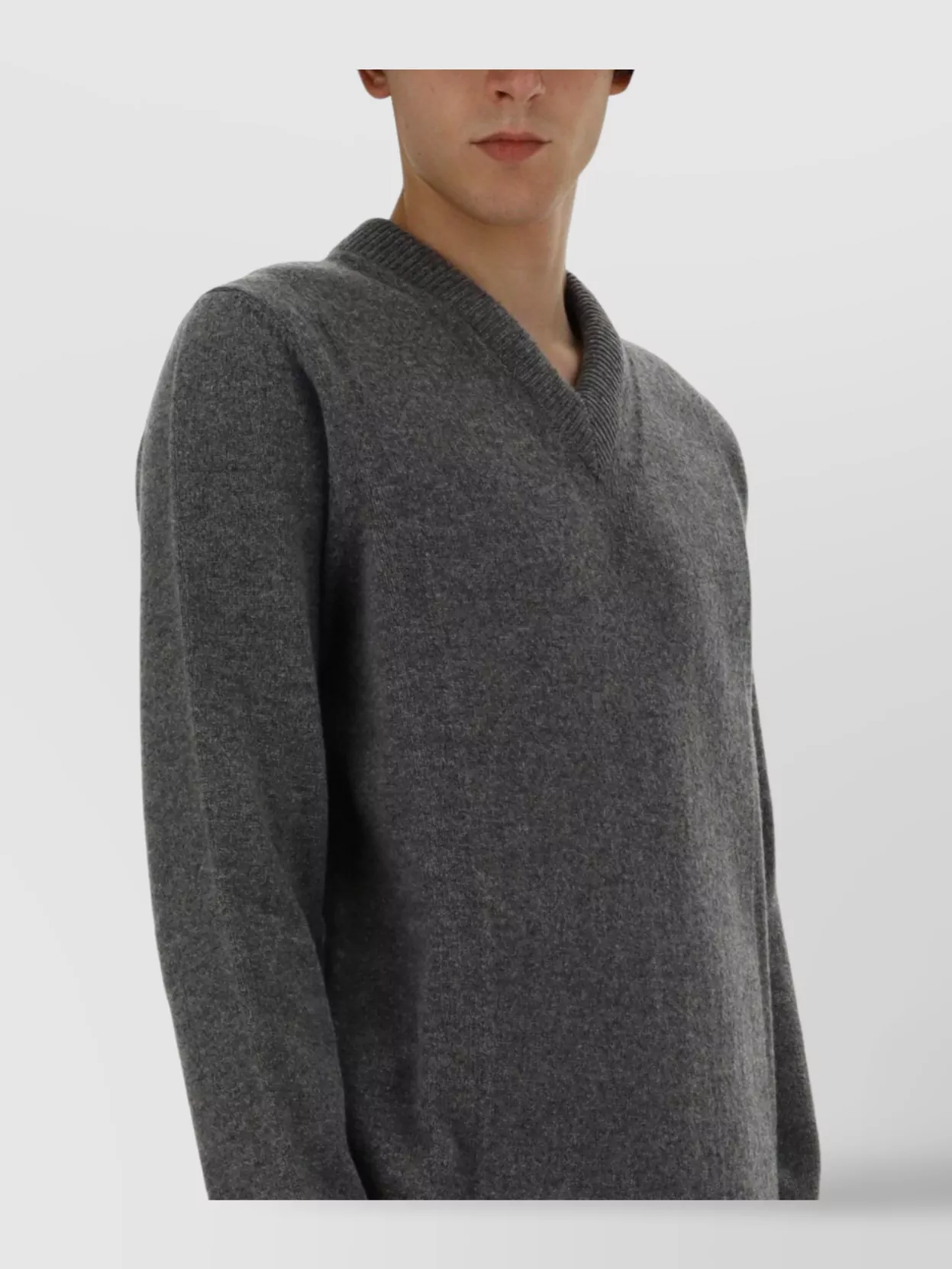 Jil Sander V-Neck Scon Shirt Long Sleeves