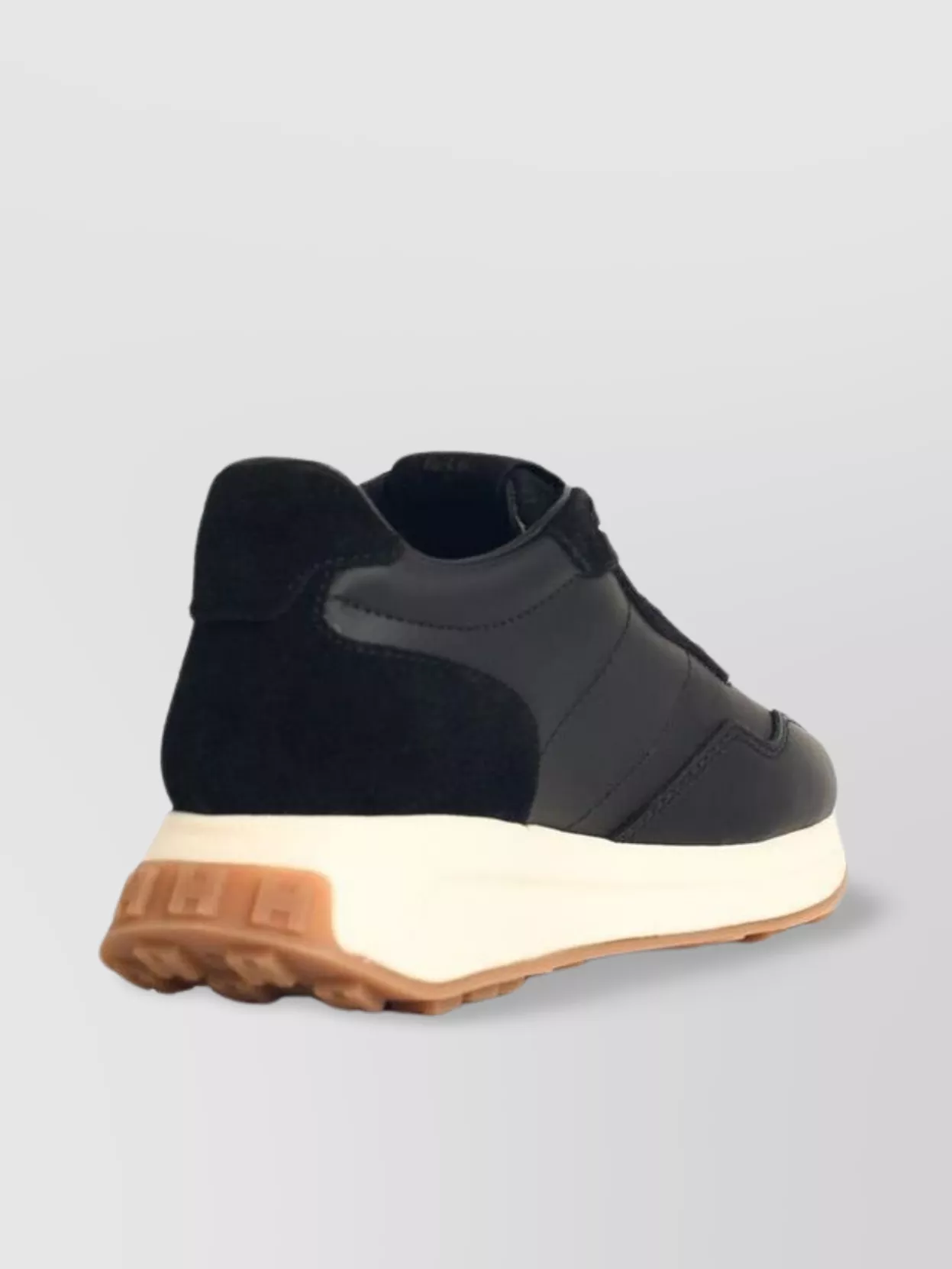 Hogan 'H641' Leather Sneakers With Contrast Rubber Sole