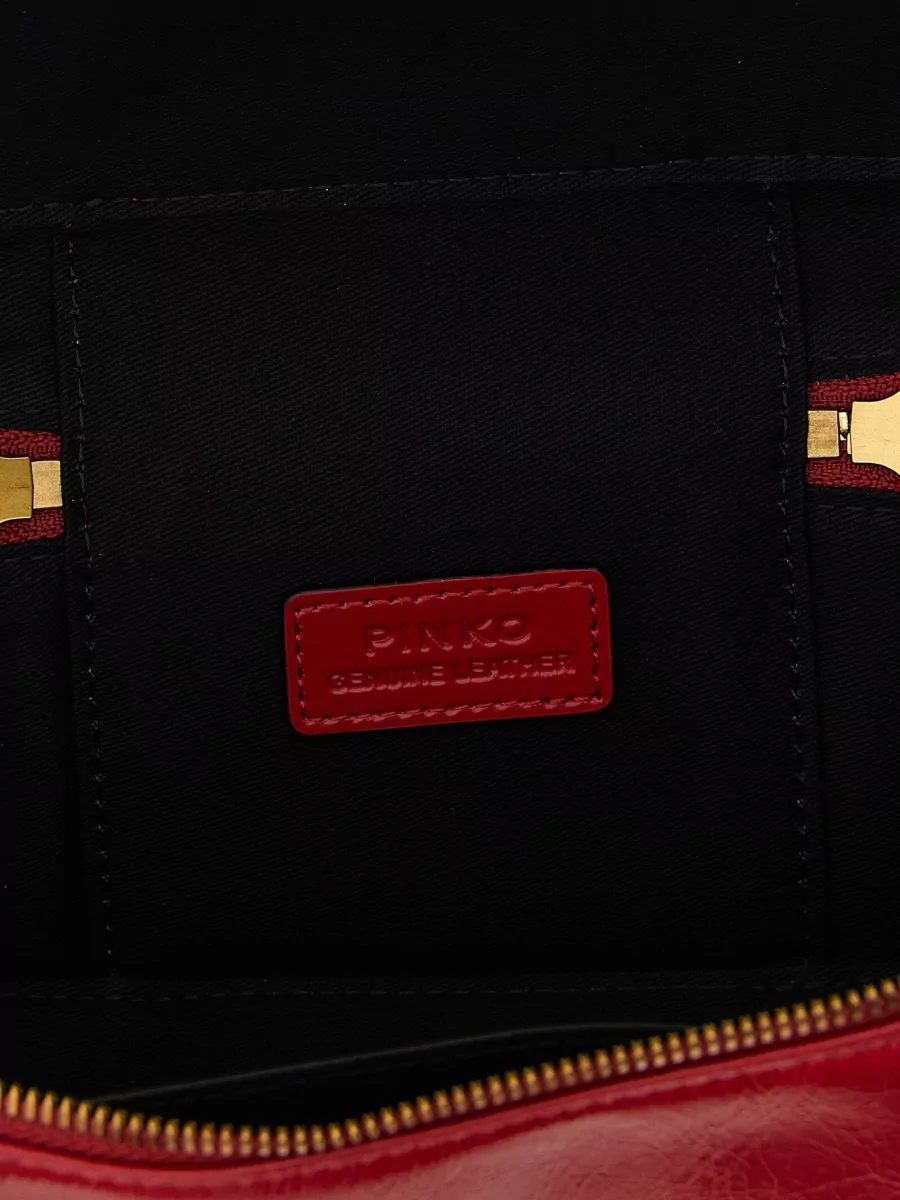 Pinko Mini Leather Crossbody Bag