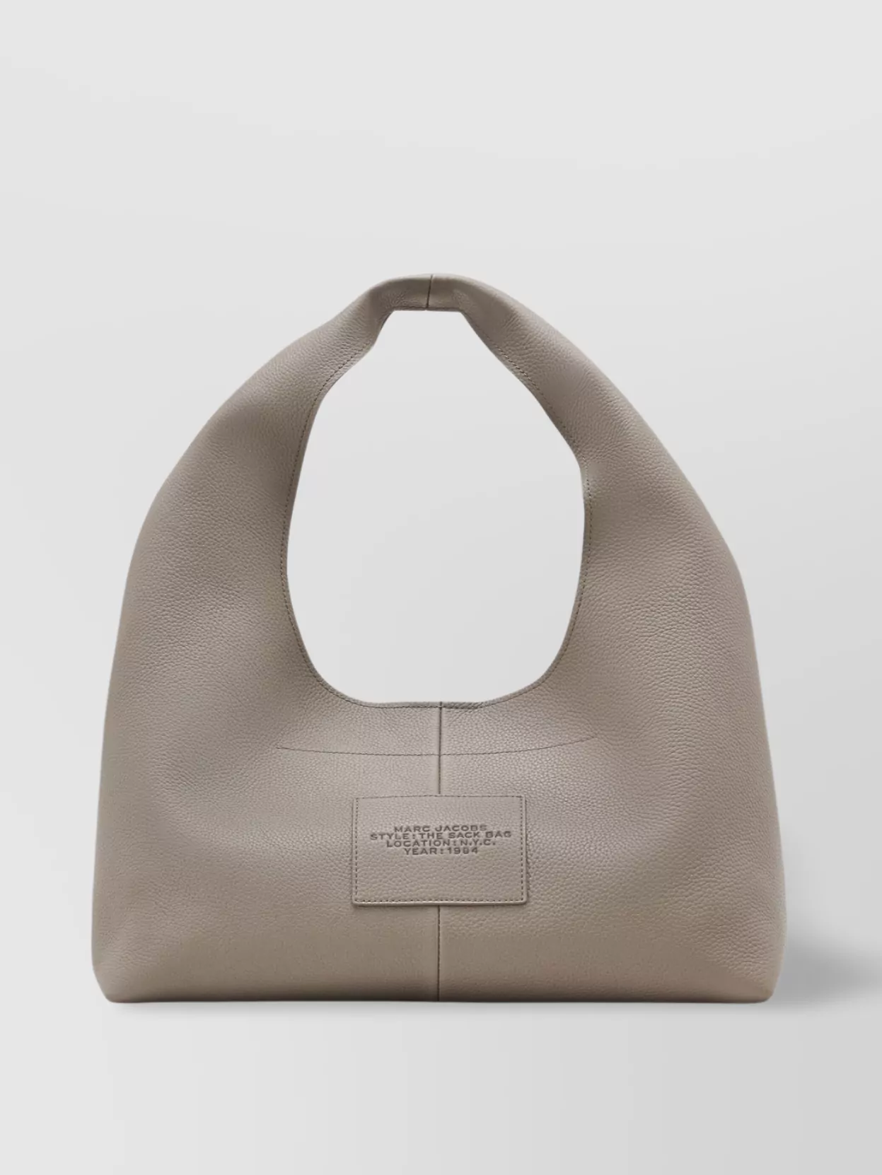 Marc Jacobs Slouch Body Structured Shape Leather Sack Bag