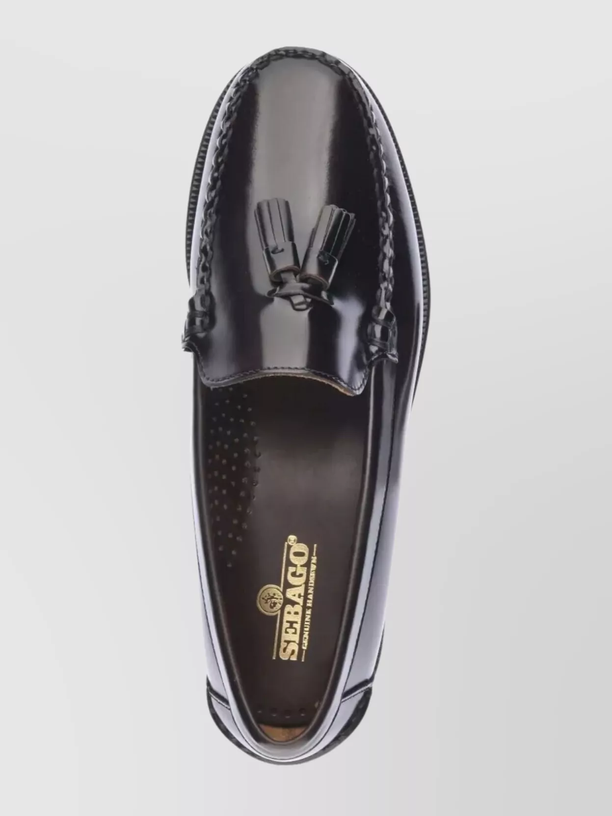 Sebago Round Toe Loafers With Leather Sole And Tassels