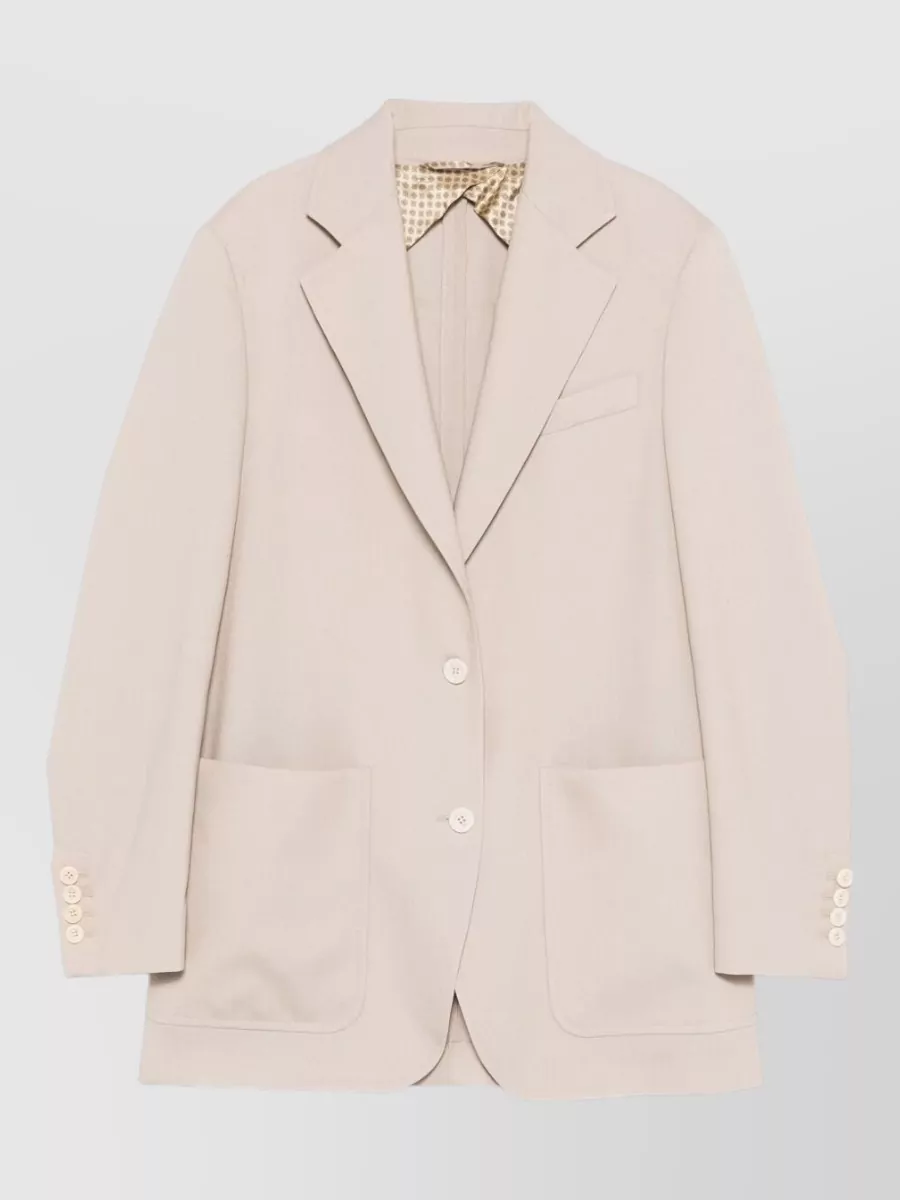 Max Mara silk virgin wool mohair blazer