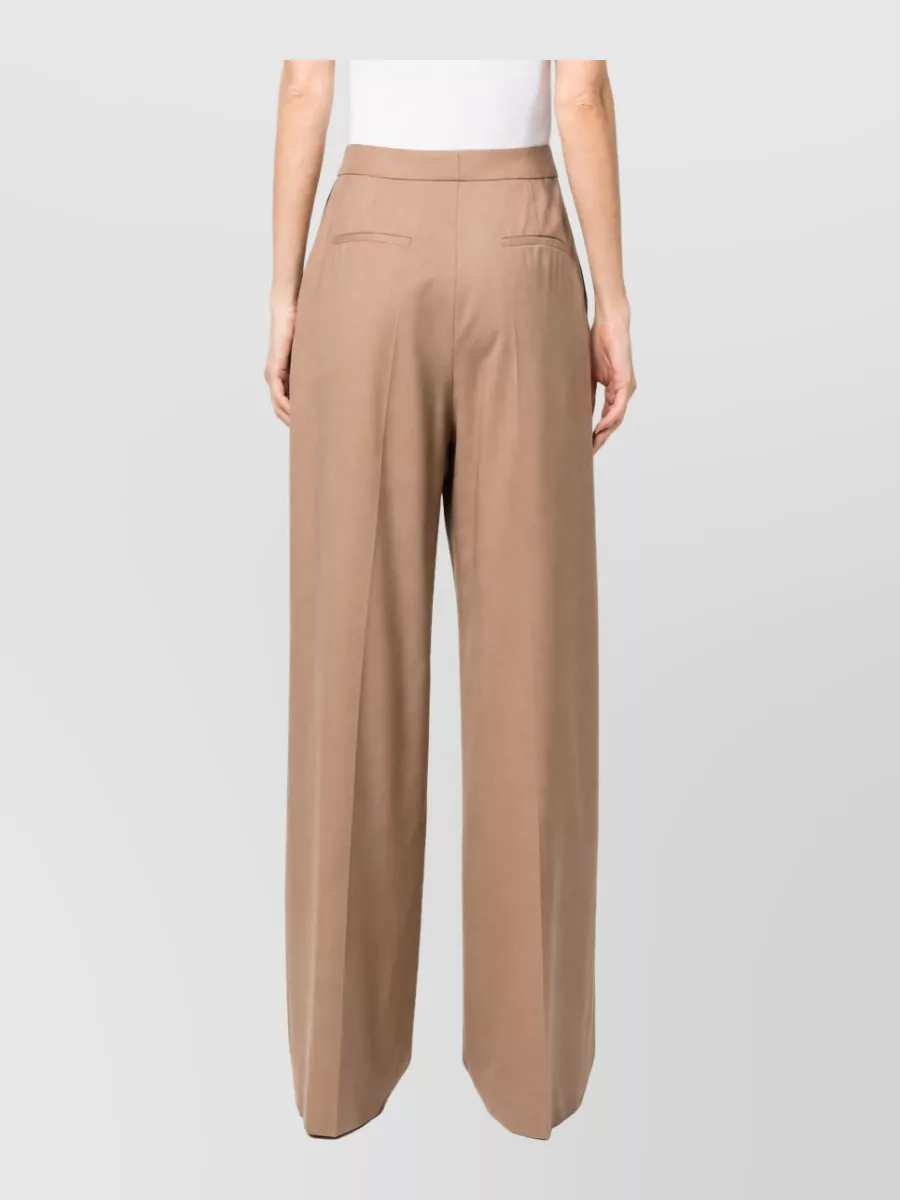 Fabiana Filippi Wool Relaxed-Fit Wide-Leg Trousers