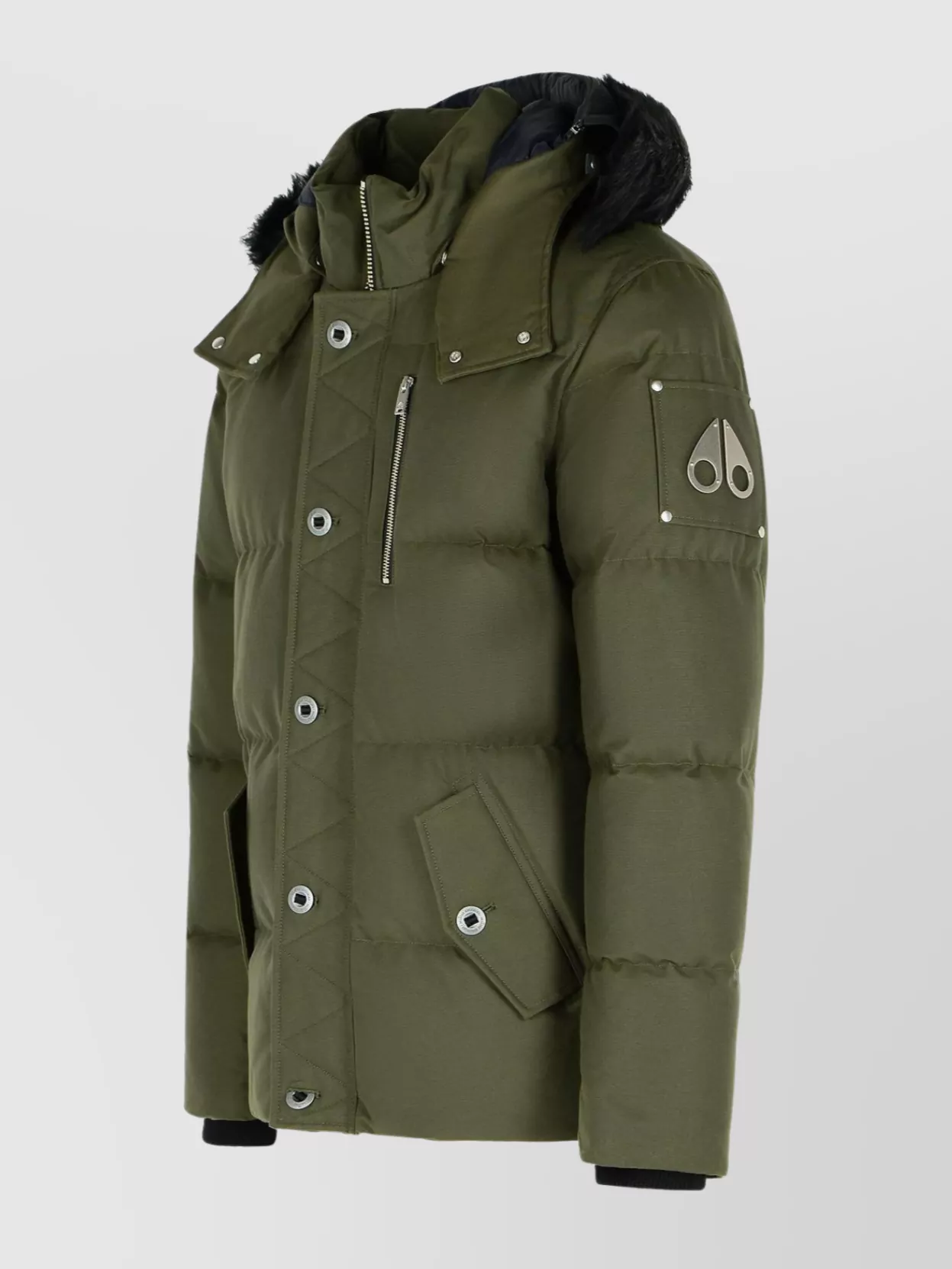 Moose Knuckles Cotton And Nylon Hooded Jacket
