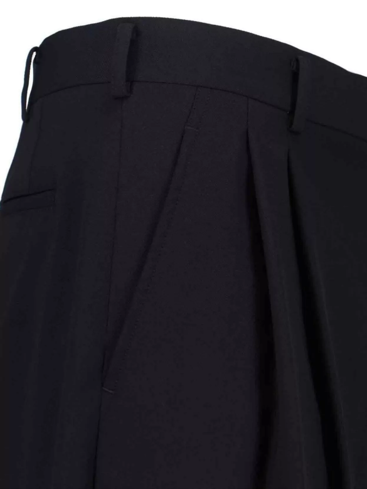 Comme Des Garçons Tailored Shorts With Pockets And Loops