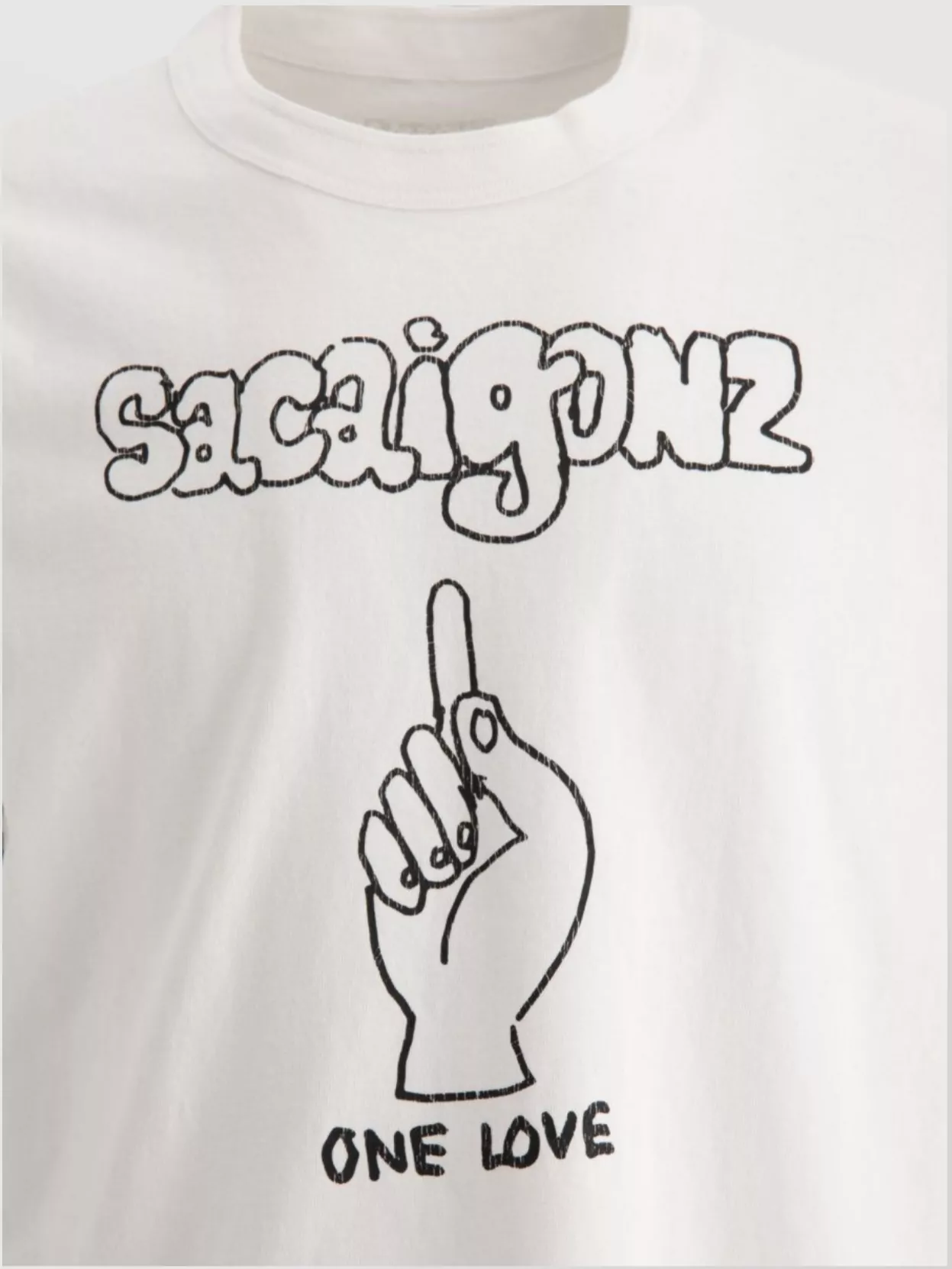 Sacai "Gonzaga" Crew Neck T-Shirt