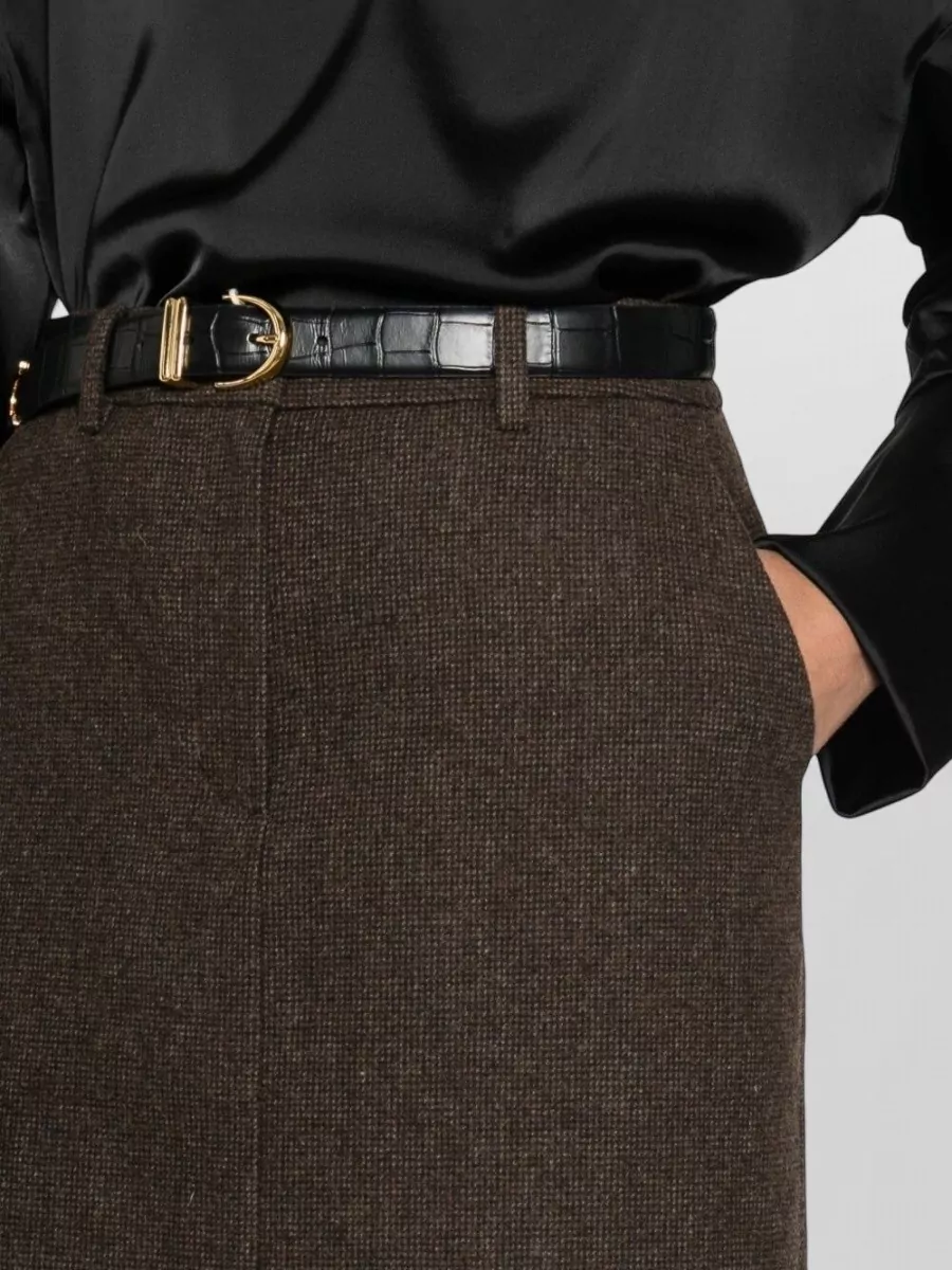 Dunst Midi Straight Skirt