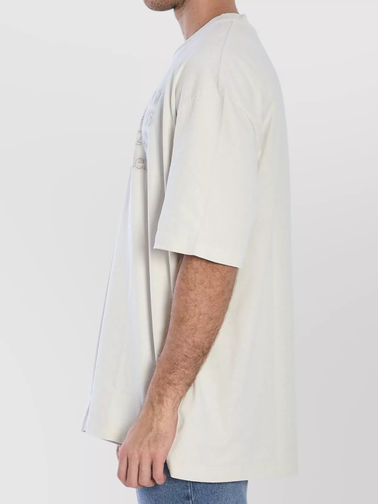 Maison Margiela Logo Embroidered Crewneck T-Shirt