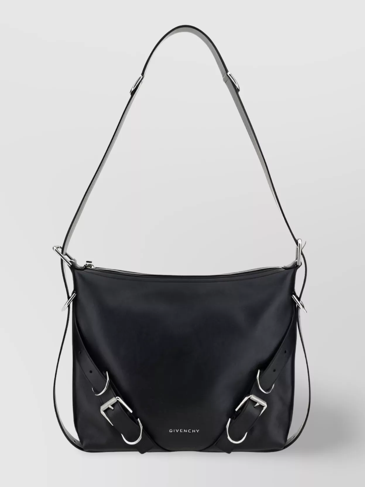 Shop Givenchy Rebel Leather Shoulder Bag