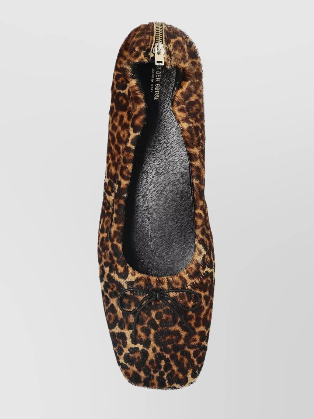 Golden Goose Amy leopard-print ballet flats | The Fashion Square
