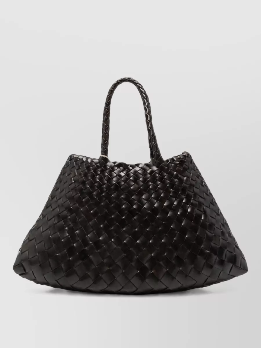 Dragon Diffusion santa croce small leather tote bag