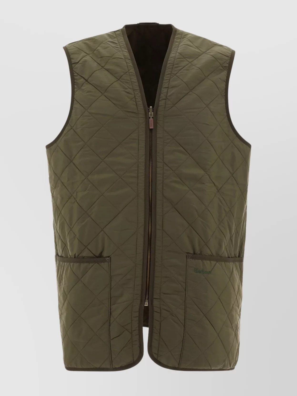 Barbour Reversible Quilted Sleeveless Patch Pocket Jacket