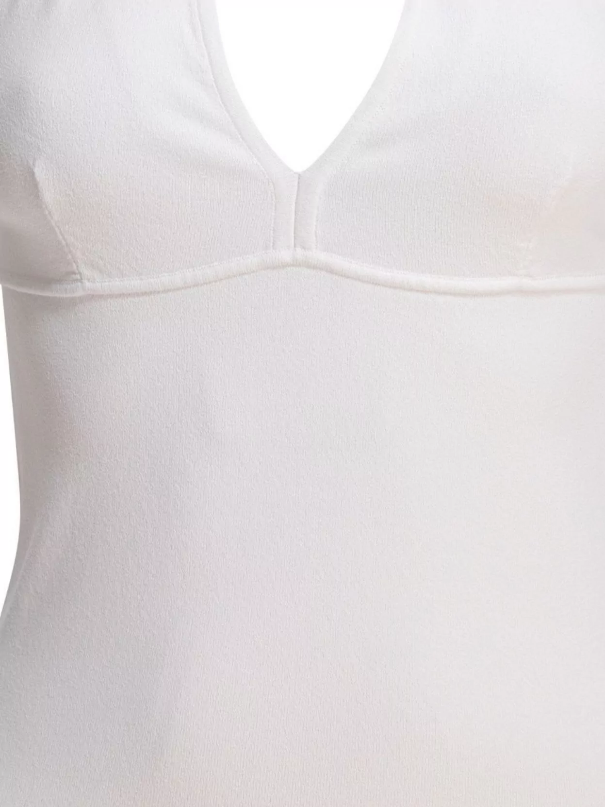 Max Mara Halterneck Sleeveless Fitted Silhouette Seam Detailing