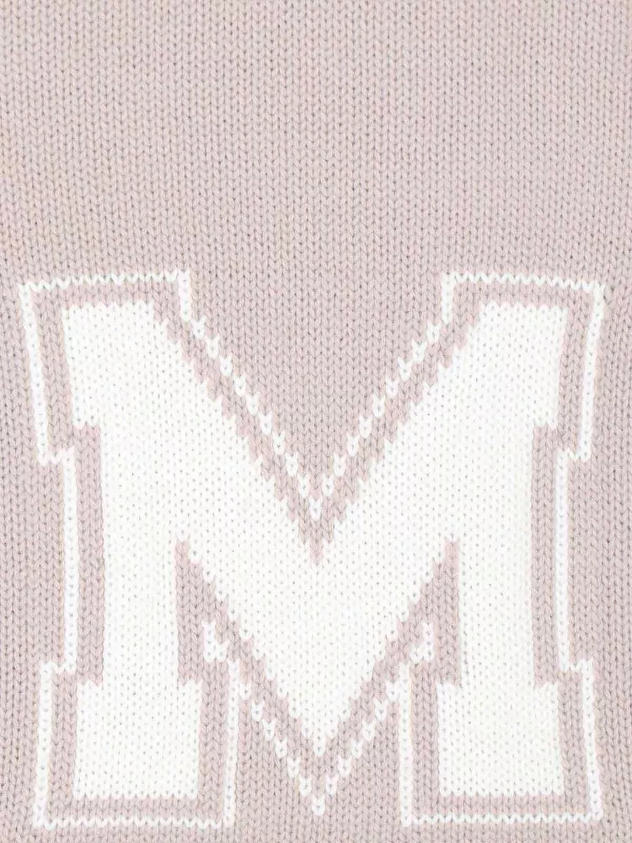 Mm6 Maison Margiela Crewneck Sweater Ribbed Cuffs Hem Neckline