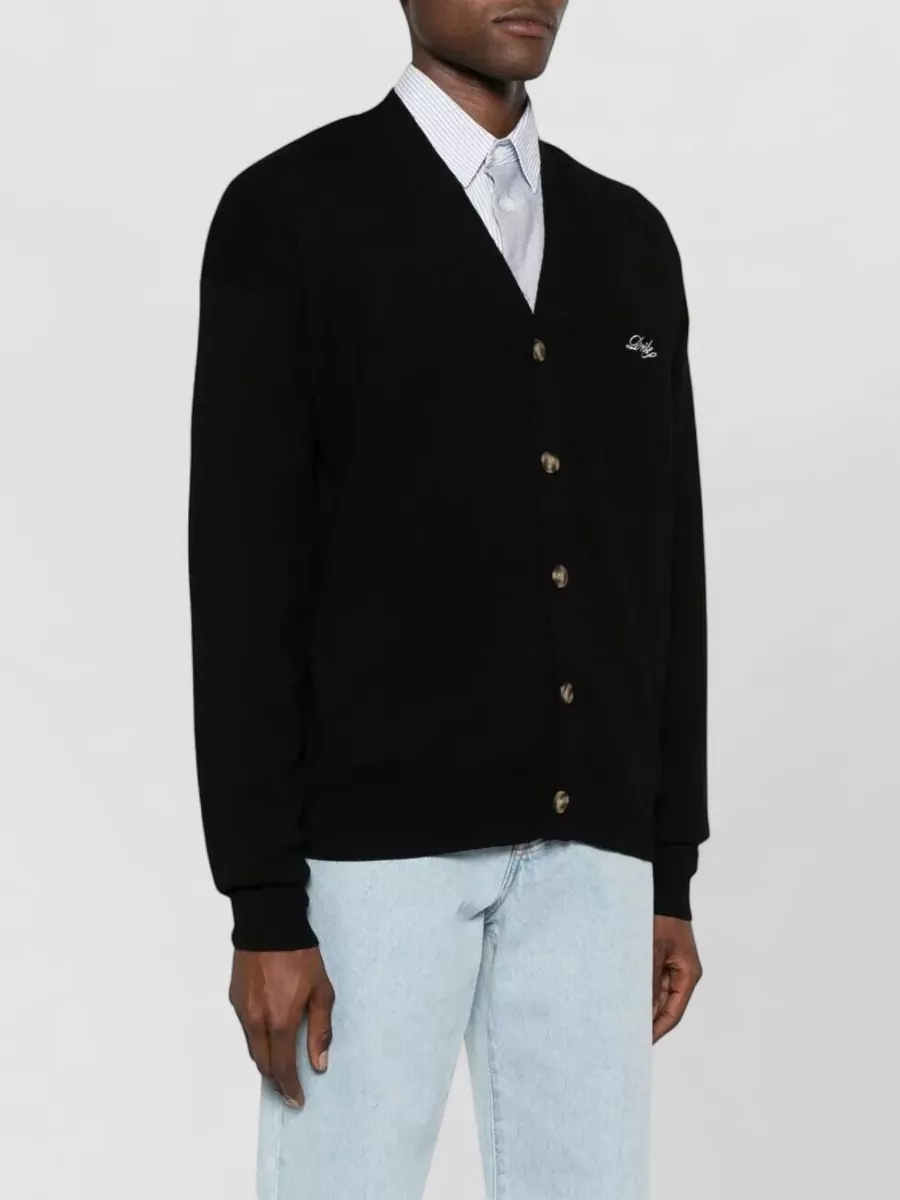 Drôle De Monsieur Merino Wool Cardigan