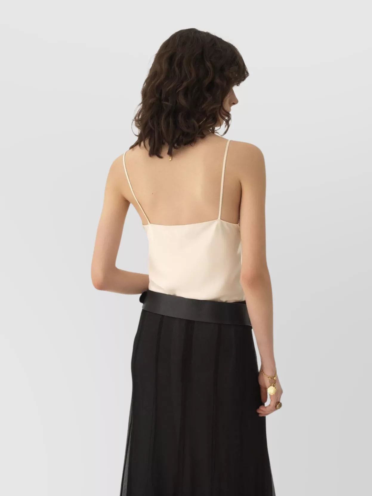 Chloé Flowing Maxi Silk Skirt Ruffles