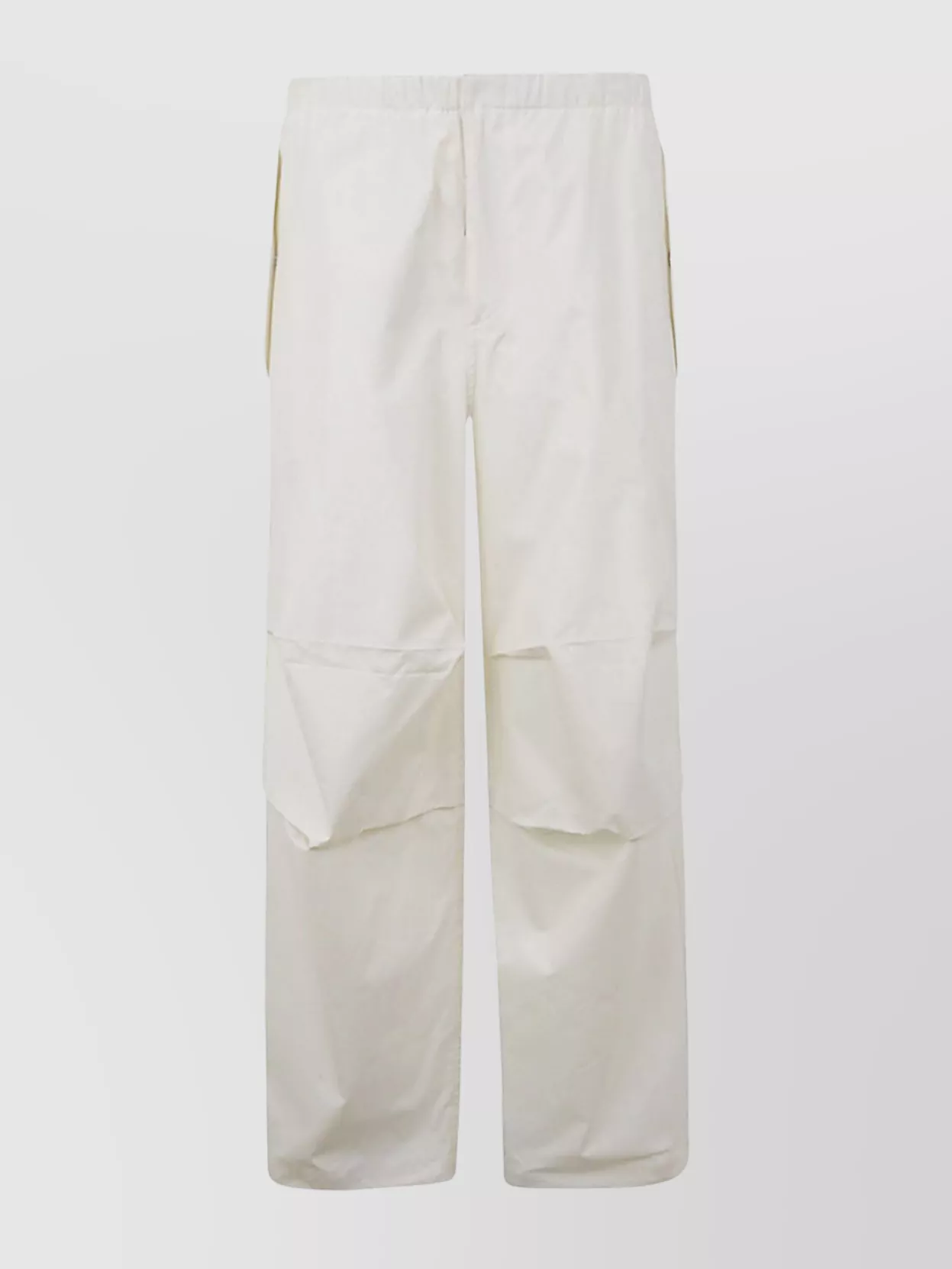 Jil Sander Cargo Trousers Adjustable Belt In White