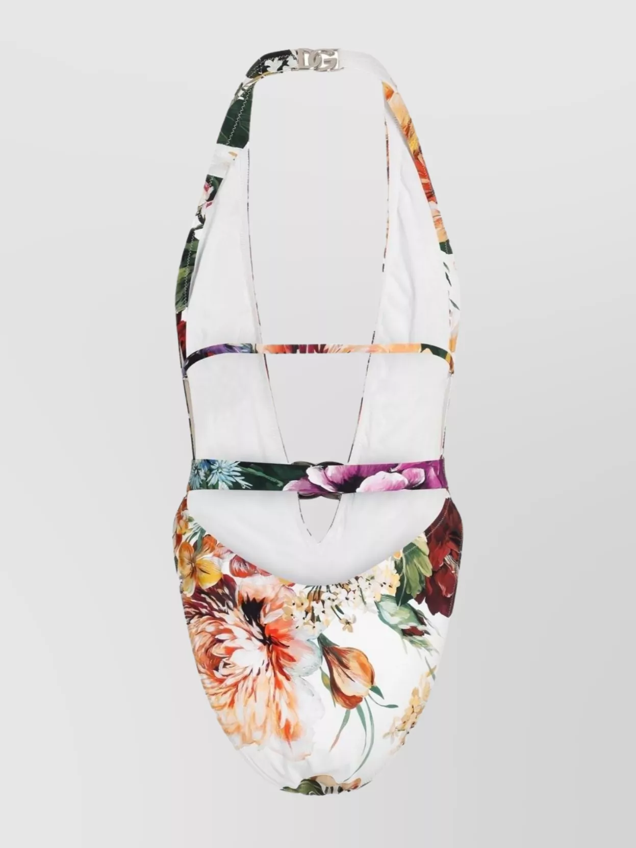 Dolce&Gabbana Flower Pattern One-Piece Swimsuit
