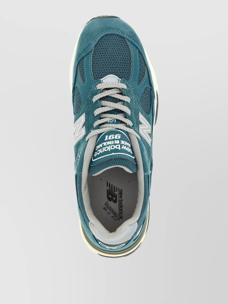 New Balance Uk 991V2 Sneakers Mesh Suede Design