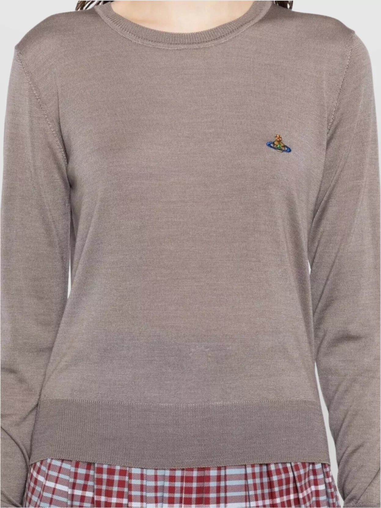 Vivienne Westwood Wool Blend Crew Neck Jumper