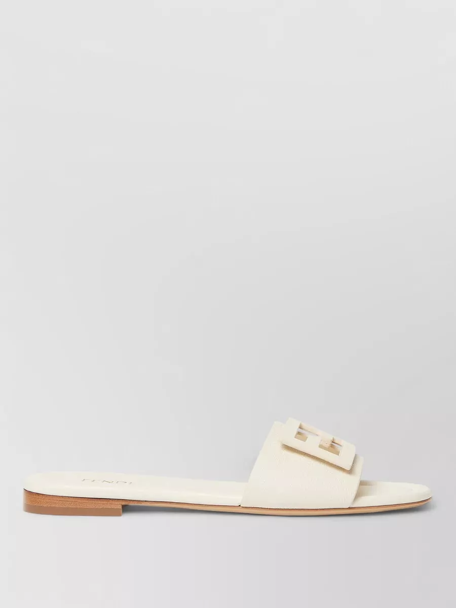 Fendi Leather Slides