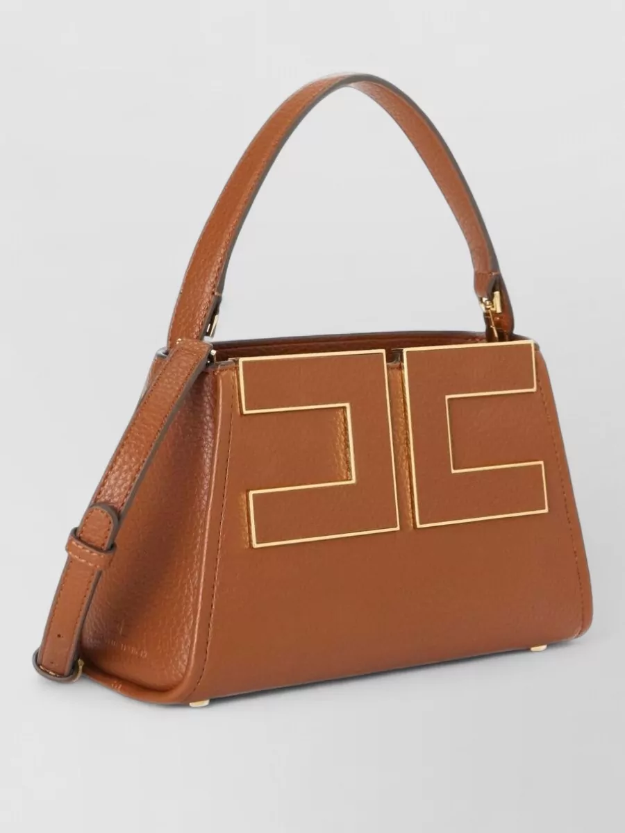 Elisabetta Franchi Faux Leather Shoulder Bag