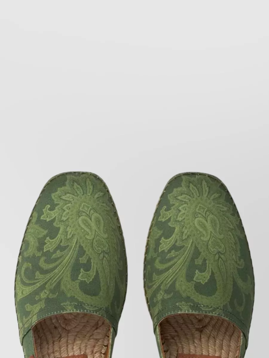 Etro Paisley Cotton Espadrilles
