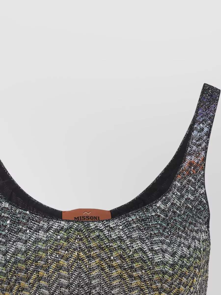 Missoni Caperdoni Knit Scoop Neck Mini Dress