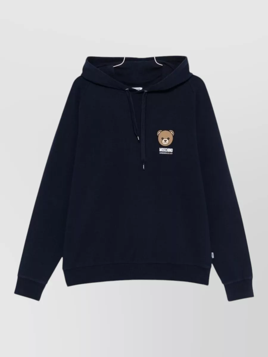 Moschino Cotton crewneck hoodie