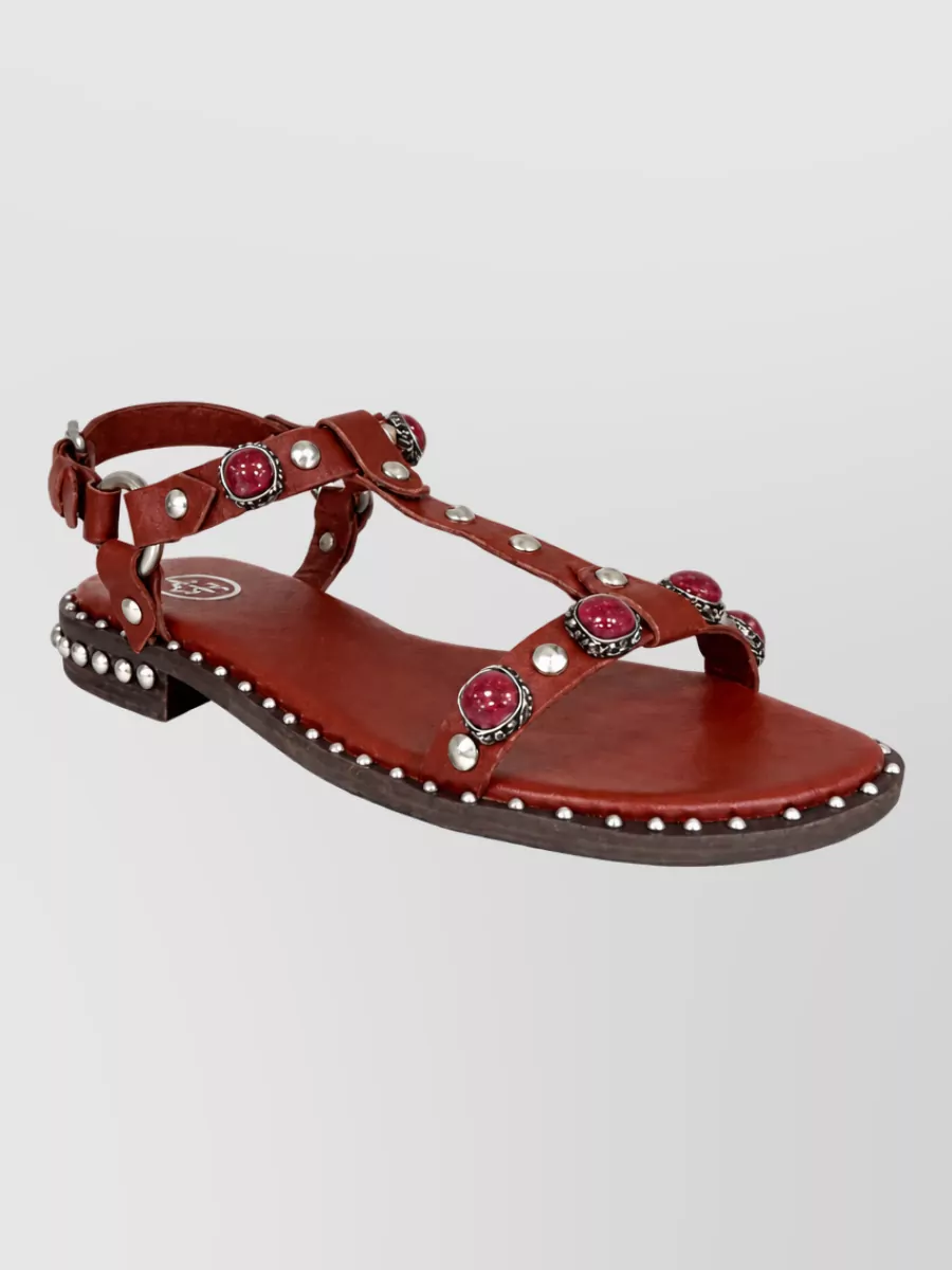 Ash Leather Sandals