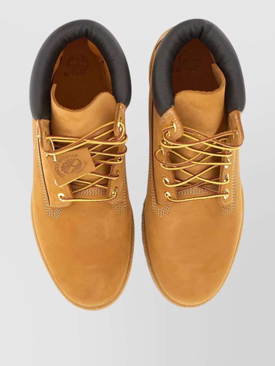 Timberland Leather Lace-Up Ankle Boots