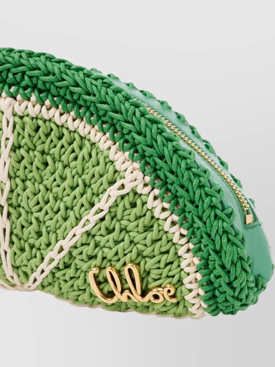 Chloé Tropicus Waxed Rope Mini Clutch Bag