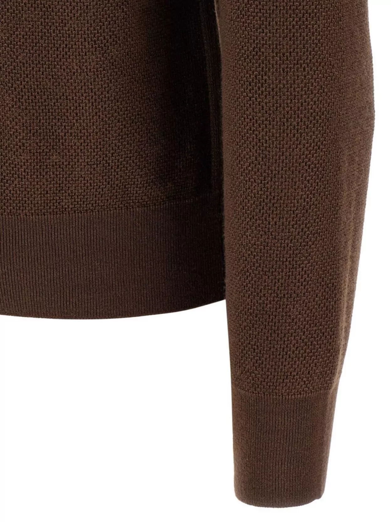 Zegna Cashmere Polo Sweater Textured Knit