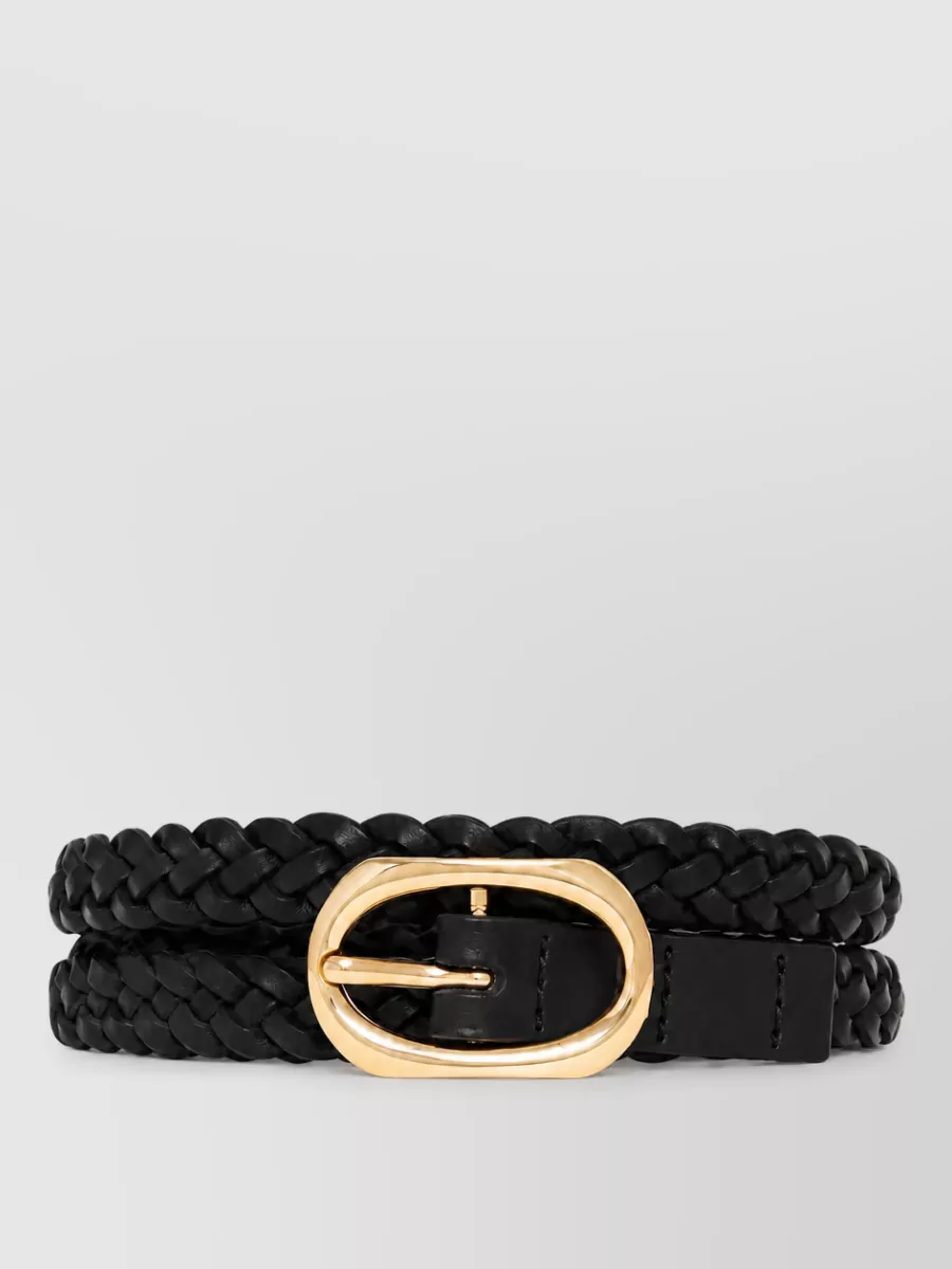 Anine Bing leather braided belt
