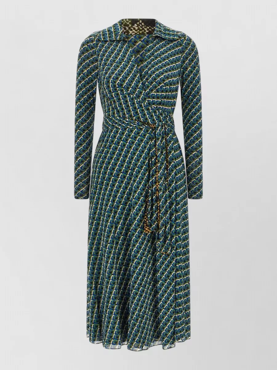 Diane Von Furstenberg phoenix reversible midi dress