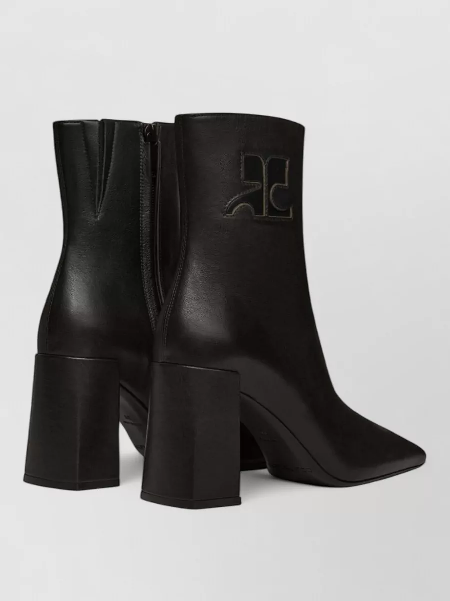 Courrèges Leather Ankle Boots